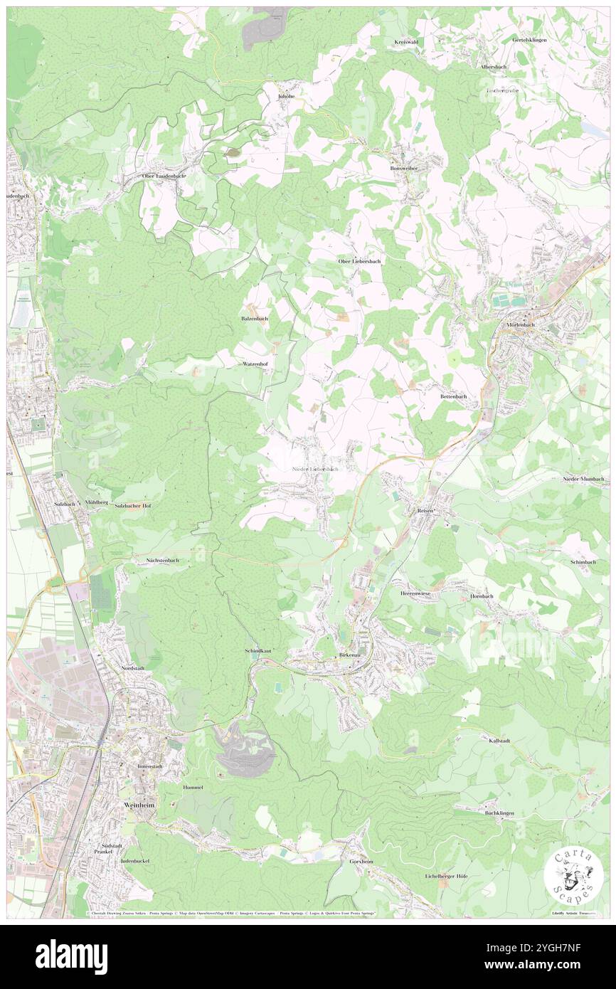 Walzenhof, DE, Allemagne, Bade-Wurtemberg, N 49 34' 59'', N 8 41' 59'', carte, Carthascapes carte publiée en 2024. Explorez Cartascapes, une carte qui révèle la diversité des paysages, des cultures et des écosystèmes de la Terre. Voyage à travers le temps et l'espace, découvrir l'interconnexion du passé, du présent et de l'avenir de notre planète. Banque D'Images