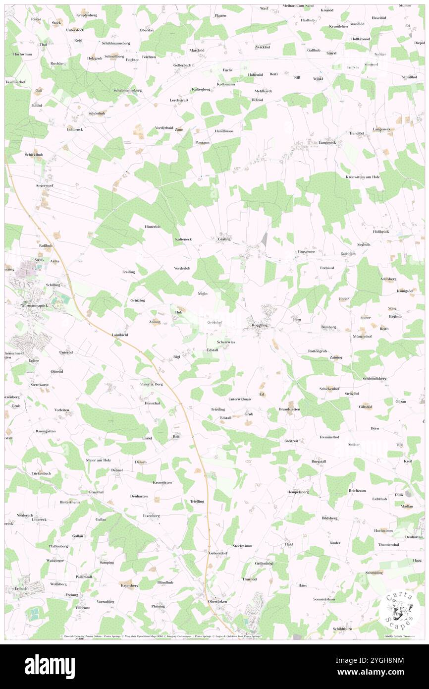 Greinhof, basse-Bavière, DE, Allemagne, Bavière, n 48 21' 2'', N 12 49' 50'', carte, Carthascapes carte publiée en 2024. Explorez Cartascapes, une carte qui révèle la diversité des paysages, des cultures et des écosystèmes de la Terre. Voyage à travers le temps et l'espace, découvrir l'interconnexion du passé, du présent et de l'avenir de notre planète. Banque D'Images