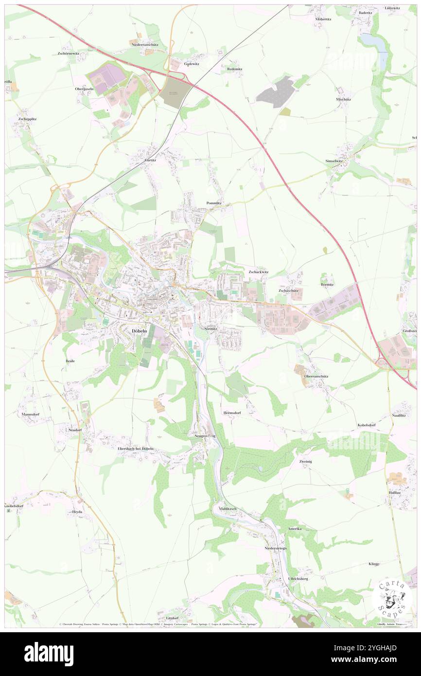 Soermitz, DE, Allemagne, Saxe, N 51 7' 8'', N 13 8' 2'', carte, Carthascapes carte publiée en 2024. Explorez Cartascapes, une carte qui révèle la diversité des paysages, des cultures et des écosystèmes de la Terre. Voyage à travers le temps et l'espace, découvrir l'interconnexion du passé, du présent et de l'avenir de notre planète. Banque D'Images