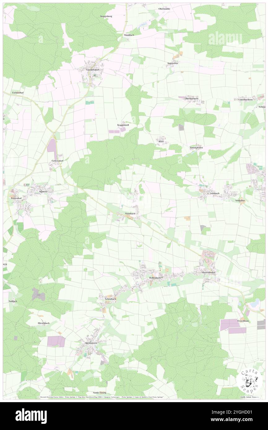 Mainbach, Souabe, DE, Allemagne, Bavière, n 48 30' 27'', N 11 3' 46'', carte, Cartascapes carte publiée en 2024. Explorez Cartascapes, une carte qui révèle la diversité des paysages, des cultures et des écosystèmes de la Terre. Voyage à travers le temps et l'espace, découvrir l'interconnexion du passé, du présent et de l'avenir de notre planète. Banque D'Images