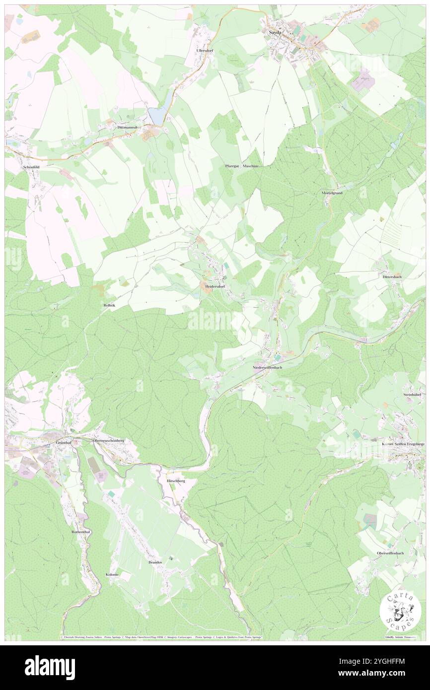 Heidersdorf, DE, Allemagne, Saxe, N 50 40' 11'', N 13 24' 27'', carte, Carthascapes carte publiée en 2024. Explorez Cartascapes, une carte qui révèle la diversité des paysages, des cultures et des écosystèmes de la Terre. Voyage à travers le temps et l'espace, découvrir l'interconnexion du passé, du présent et de l'avenir de notre planète. Banque D'Images