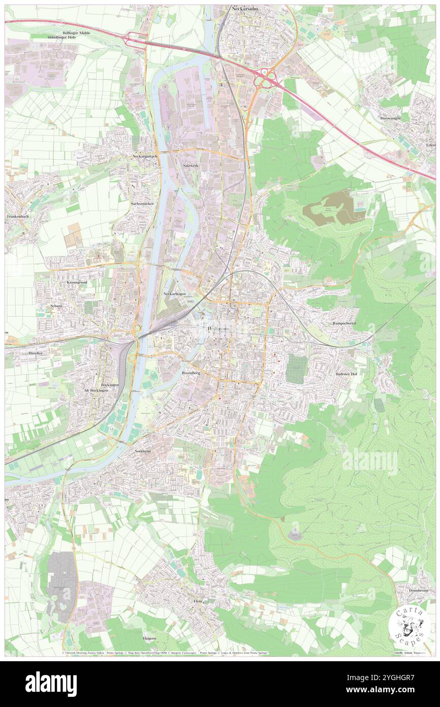 Heilbronn Rathaus, Regierungsbezirk Stuttgart, DE, Allemagne, Bade-Wurtemberg, n 49 8' 30'', N 9 13' 8'', carte, Carthascapes carte publiée en 2024. Explorez Cartascapes, une carte qui révèle la diversité des paysages, des cultures et des écosystèmes de la Terre. Voyage à travers le temps et l'espace, découvrir l'interconnexion du passé, du présent et de l'avenir de notre planète. Banque D'Images