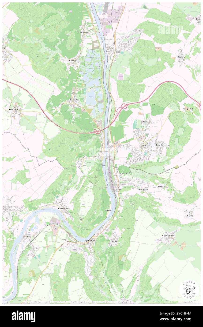 Chateau de Schengen, DE, Allemagne, Sarre, N 49 28' 16'', N 6 21' 56'', carte, Carthascapes carte publiée en 2024. Explorez Cartascapes, une carte qui révèle la diversité des paysages, des cultures et des écosystèmes de la Terre. Voyage à travers le temps et l'espace, découvrir l'interconnexion du passé, du présent et de l'avenir de notre planète. Banque D'Images