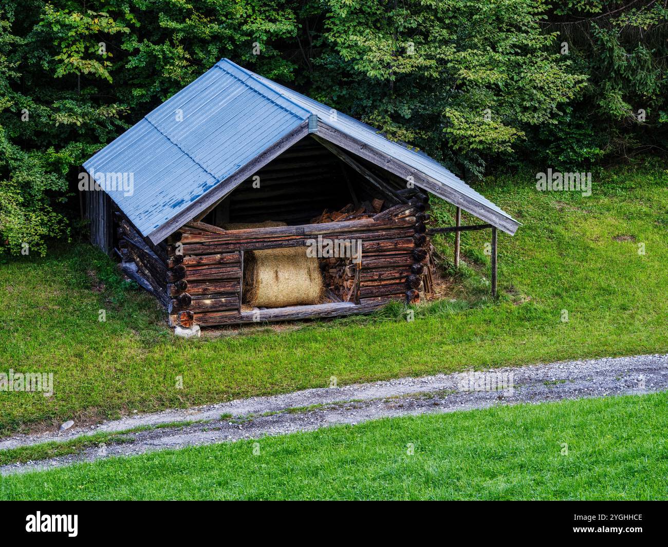 Fin de l'été près de Wamberg (Garmisch-Partenkirchen) Banque D'Images