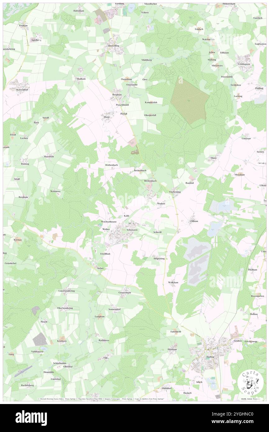 Schonstett, haute-Bavière, DE, Allemagne, Bavière, n 47 58' 59'', N 12 15' 0'', carte, Cartascapes carte publiée en 2024. Explorez Cartascapes, une carte qui révèle la diversité des paysages, des cultures et des écosystèmes de la Terre. Voyage à travers le temps et l'espace, découvrir l'interconnexion du passé, du présent et de l'avenir de notre planète. Banque D'Images