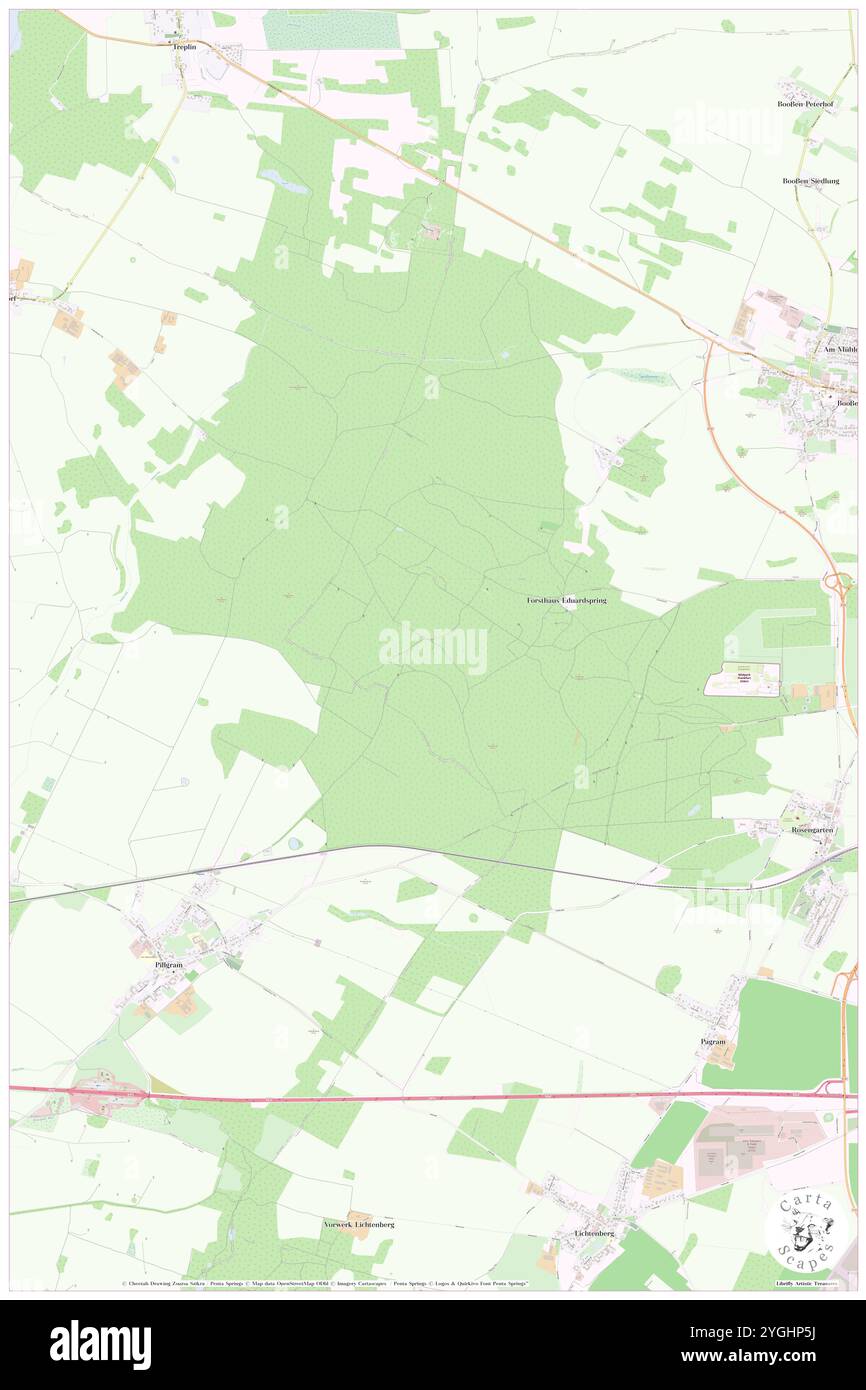 Frankfurter Stadtforst, DE, Allemagne, Brandebourg, N 52 21' 10'', N 14 25' 31'', carte, Carthascapes carte publiée en 2024. Explorez Cartascapes, une carte qui révèle la diversité des paysages, des cultures et des écosystèmes de la Terre. Voyage à travers le temps et l'espace, découvrir l'interconnexion du passé, du présent et de l'avenir de notre planète. Banque D'Images