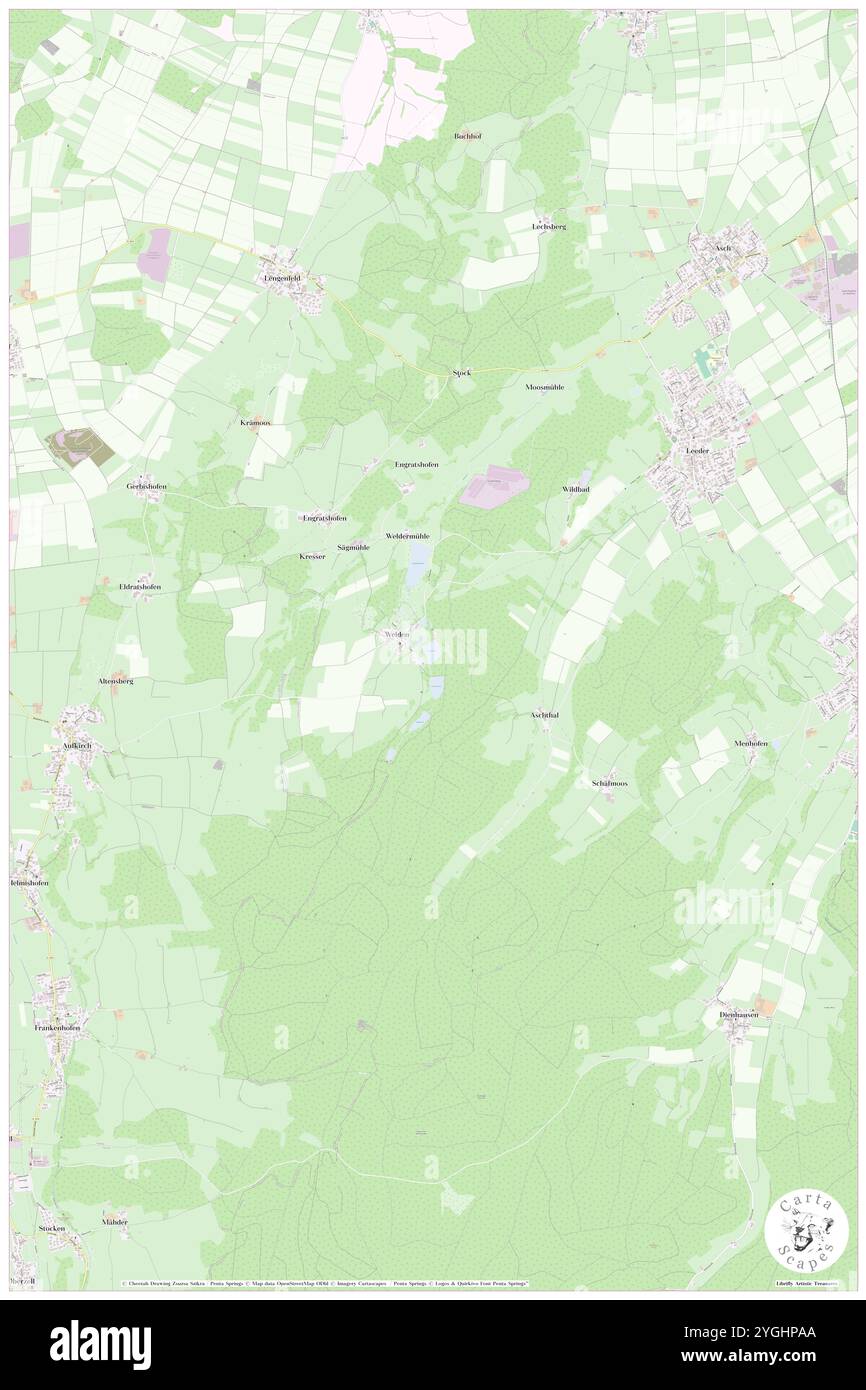 Neuweiher, DE, Allemagne, Bavière, N 47 55' 3'', N 10 47' 47'', carte, Carthascapes carte publiée en 2024. Explorez Cartascapes, une carte qui révèle la diversité des paysages, des cultures et des écosystèmes de la Terre. Voyage à travers le temps et l'espace, découvrir l'interconnexion du passé, du présent et de l'avenir de notre planète. Banque D'Images