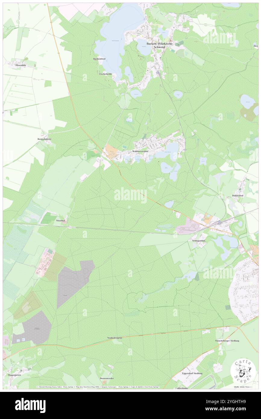 Sieversdorfer Heide, DE, Allemagne, Brandebourg, N 52 31' 51'', N 14 3' 53'', carte, Carthascapes carte publiée en 2024. Explorez Cartascapes, une carte qui révèle la diversité des paysages, des cultures et des écosystèmes de la Terre. Voyage à travers le temps et l'espace, découvrir l'interconnexion du passé, du présent et de l'avenir de notre planète. Banque D'Images