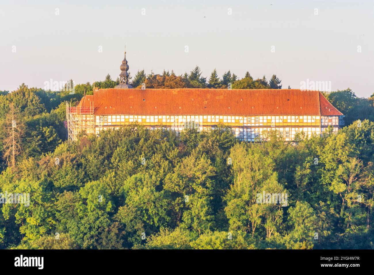 Herzberg am Harz, Château de Herzberg dans le Harz, Niedersachsen, basse-Saxe, Allemagne Banque D'Images