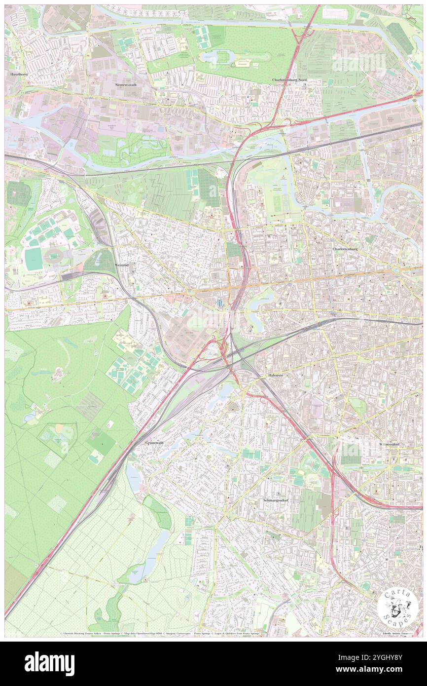 Berliner Funkturm, DE, Allemagne, Berlin, N 52 30' 18'', N 13 16' 40'', carte, Carthascapes carte publiée en 2024. Explorez Cartascapes, une carte qui révèle la diversité des paysages, des cultures et des écosystèmes de la Terre. Voyage à travers le temps et l'espace, découvrir l'interconnexion du passé, du présent et de l'avenir de notre planète. Banque D'Images