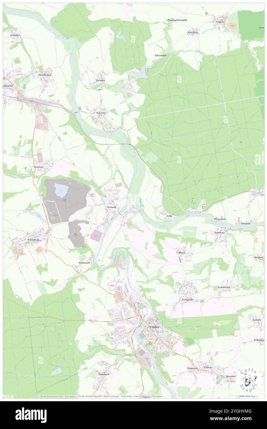 Freiberger Mulde, DE, Allemagne, N 51 9' 36'', N 12 47' 54'', carte, Carthascapes carte publiée en 2024. Explorez Cartascapes, une carte qui révèle la diversité des paysages, des cultures et des écosystèmes de la Terre. Voyage à travers le temps et l'espace, découvrir l'interconnexion du passé, du présent et de l'avenir de notre planète. Banque D'Images