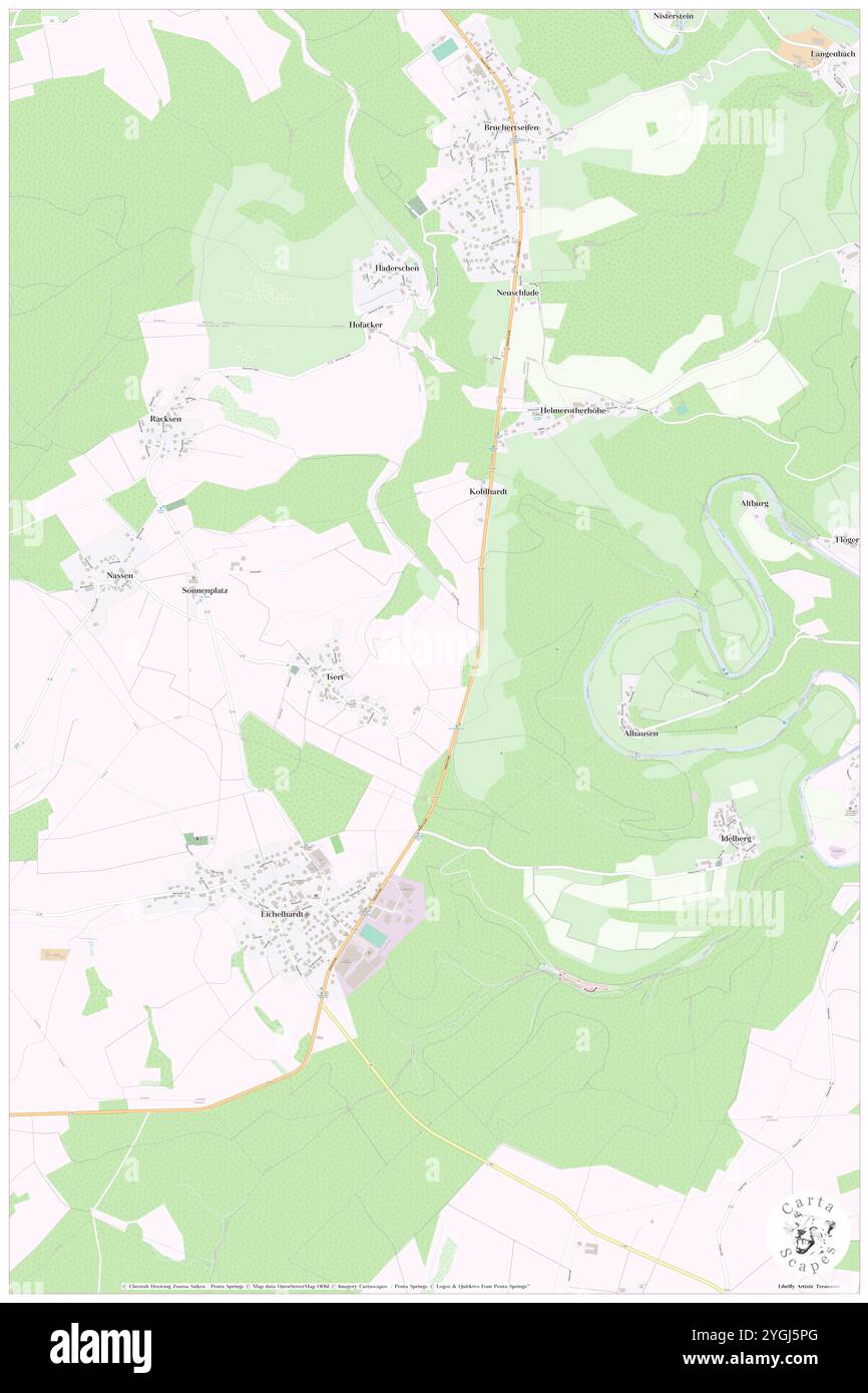 Isert, DE, Allemagne, Rhénanie-Palatinat, N 50 43' 59'', N 7 42' 0'', carte, Carthascapes carte publiée en 2024. Explorez Cartascapes, une carte qui révèle la diversité des paysages, des cultures et des écosystèmes de la Terre. Voyage à travers le temps et l'espace, découvrir l'interconnexion du passé, du présent et de l'avenir de notre planète. Banque D'Images