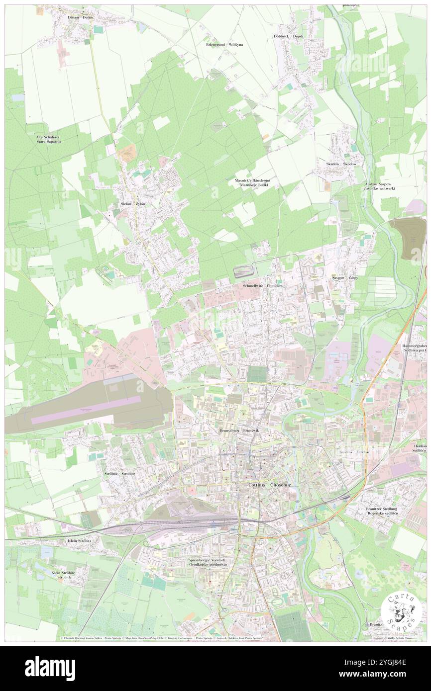 Schmellwitz, DE, Allemagne, Brandebourg, N 51 46' 50'', N 14 20' 9'', carte, Carthascapes carte publiée en 2024. Explorez Cartascapes, une carte qui révèle la diversité des paysages, des cultures et des écosystèmes de la Terre. Voyage à travers le temps et l'espace, découvrir l'interconnexion du passé, du présent et de l'avenir de notre planète. Banque D'Images