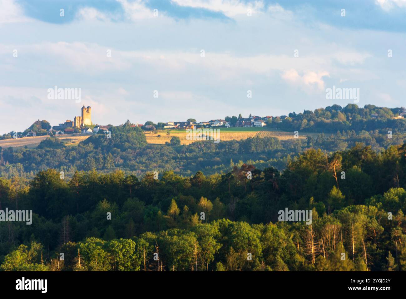 Herborn, Château de Greifenstein à Westerwald, Hesse, Allemagne Banque D'Images