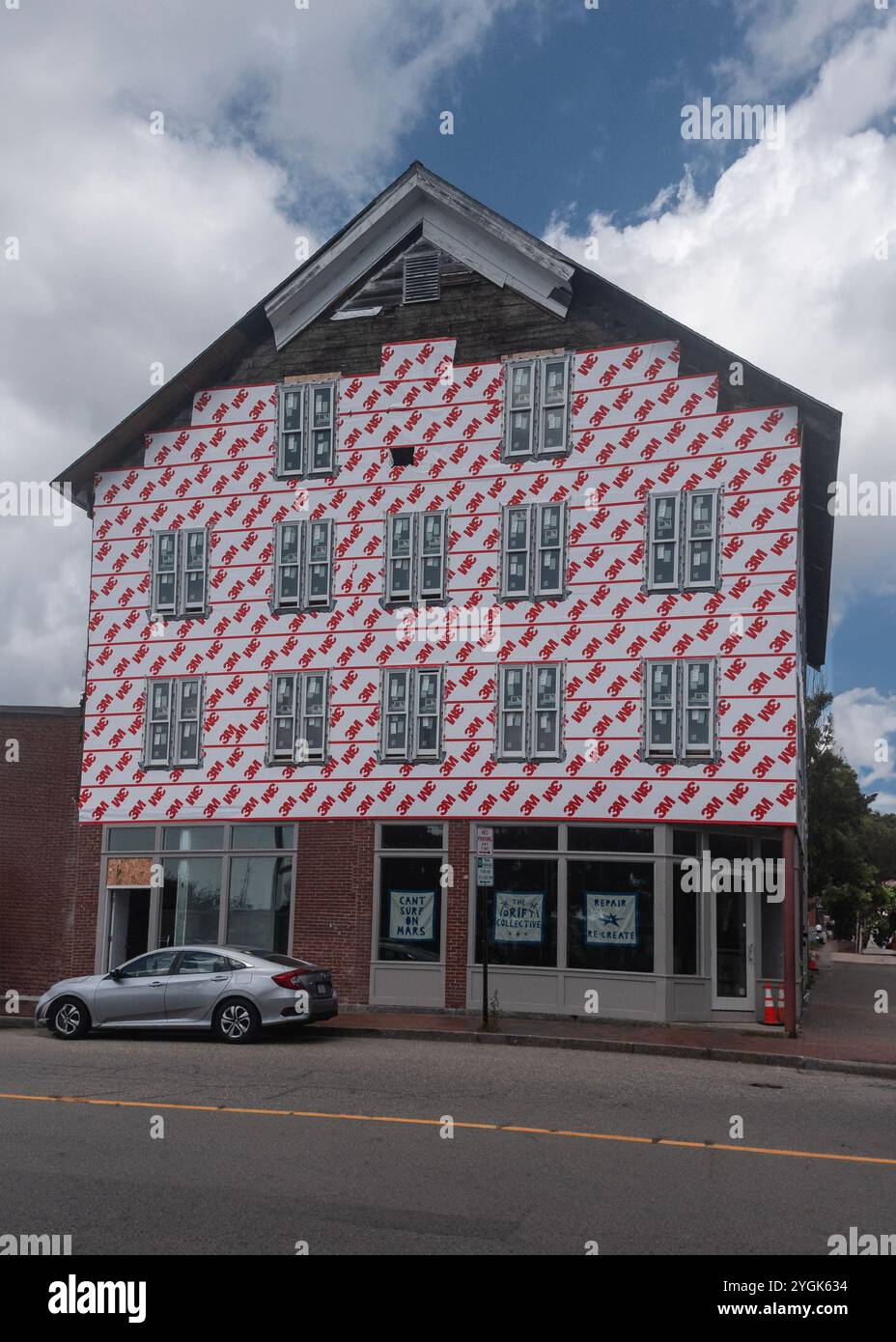 maison en construction. Portland, Maine, États-Unis Banque D'Images