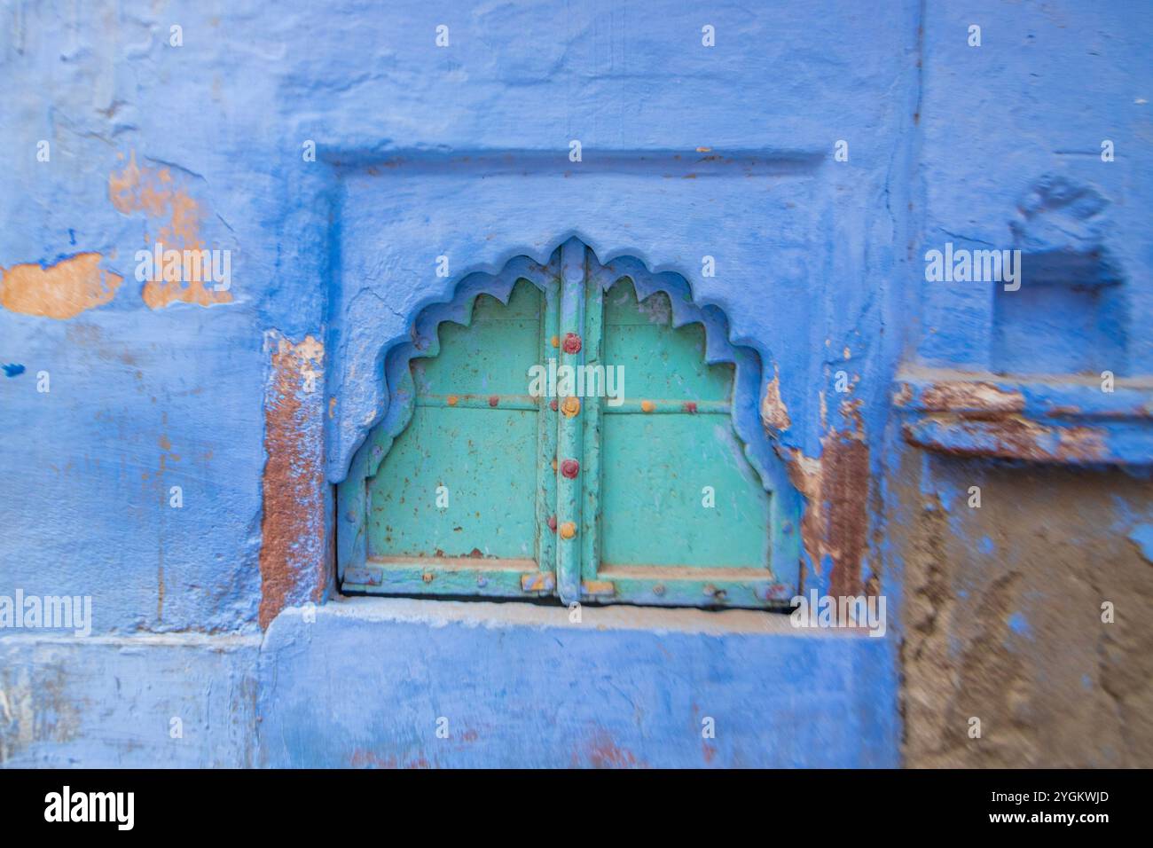 Couloir bleu, Jodhpur Banque D'Images