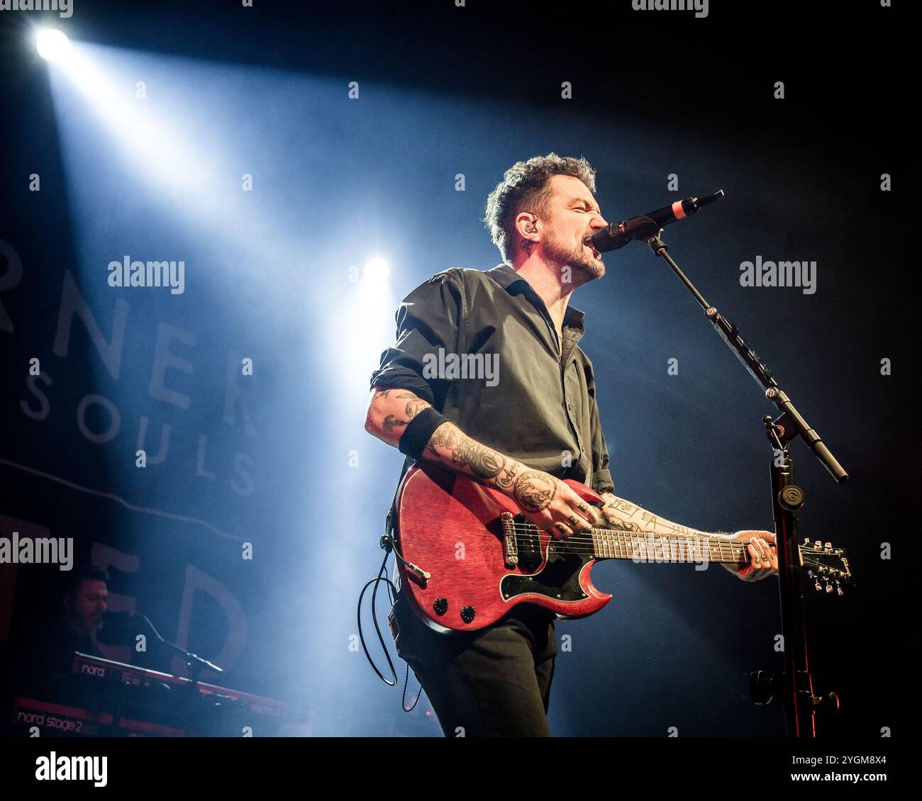 Frank Turner en concert le 7 novembre 2024 Banque D'Images