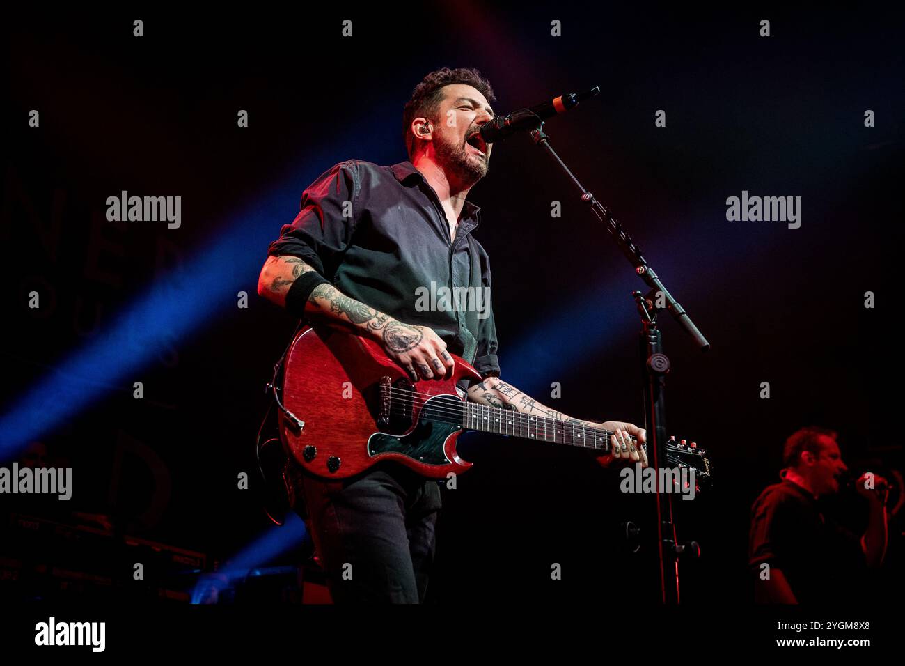 Frank Turner en concert le 7 novembre 2024 Banque D'Images