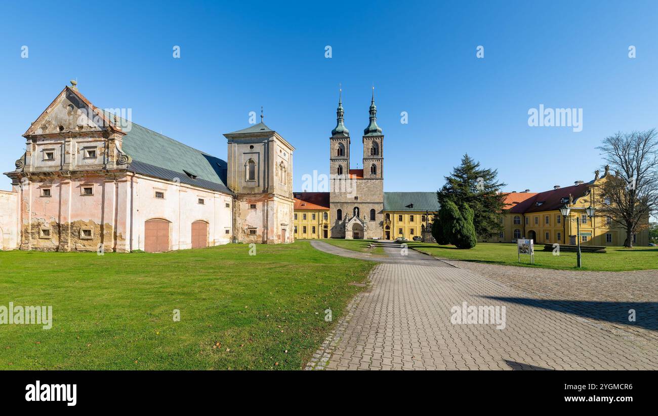 Monastère Tepla - ancien monastère prémonstratène fondé au 12ème siècle près de la ville de Tepla près de la ville thermale Marianske Lazne (Marienbad) Banque D'Images