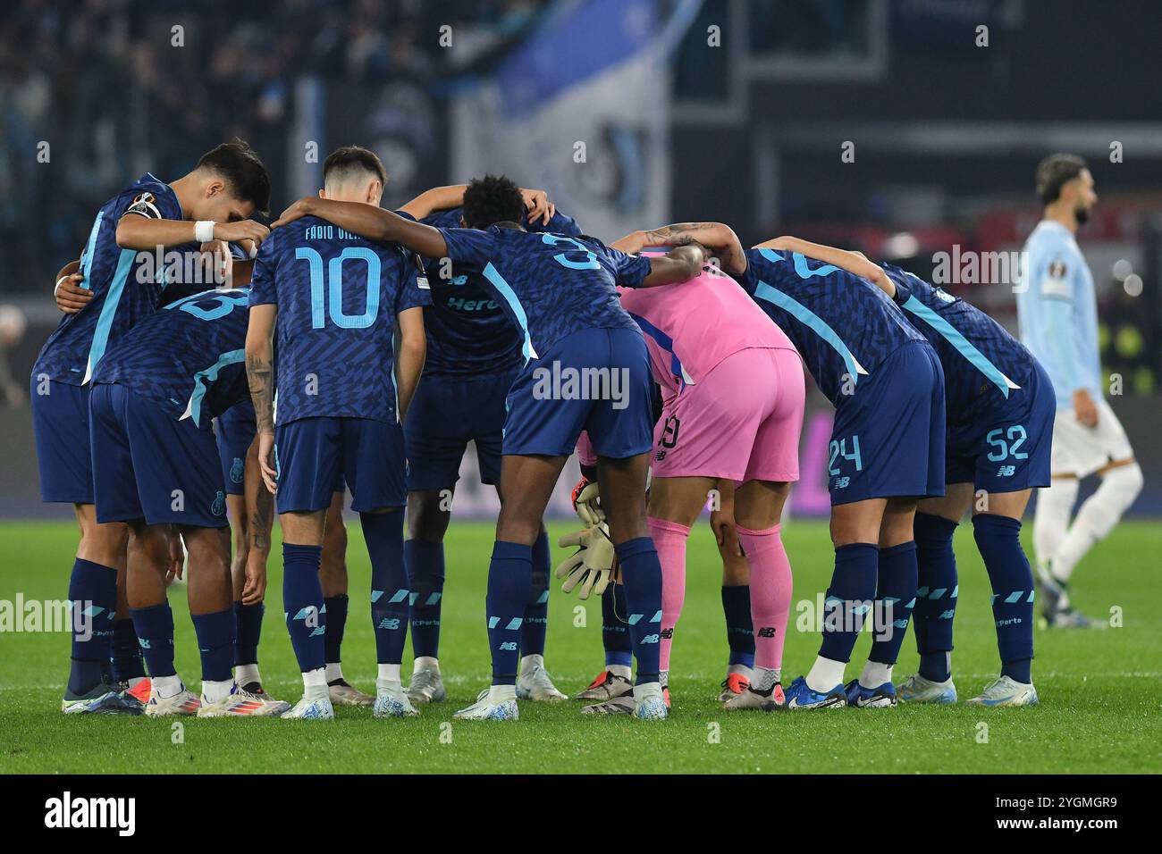 Rome, Latium. 07 novembre 2024. Joueur de Porto lors de la ronde de qualification de l'Europa League - match de 4e manche entre le SS Lazio et le FC Porto au stade olympique, Italie, le 07 novembre 2024. Crédit crédit : massimo insabato/Alamy Live News Banque D'Images