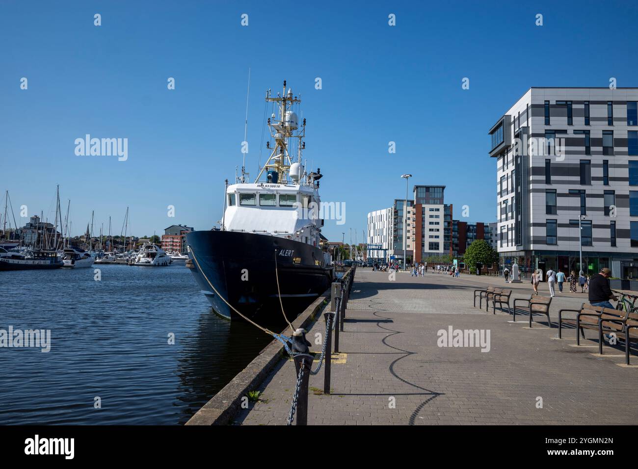 UK Suffolk Ipswich waterfront Banque D'Images