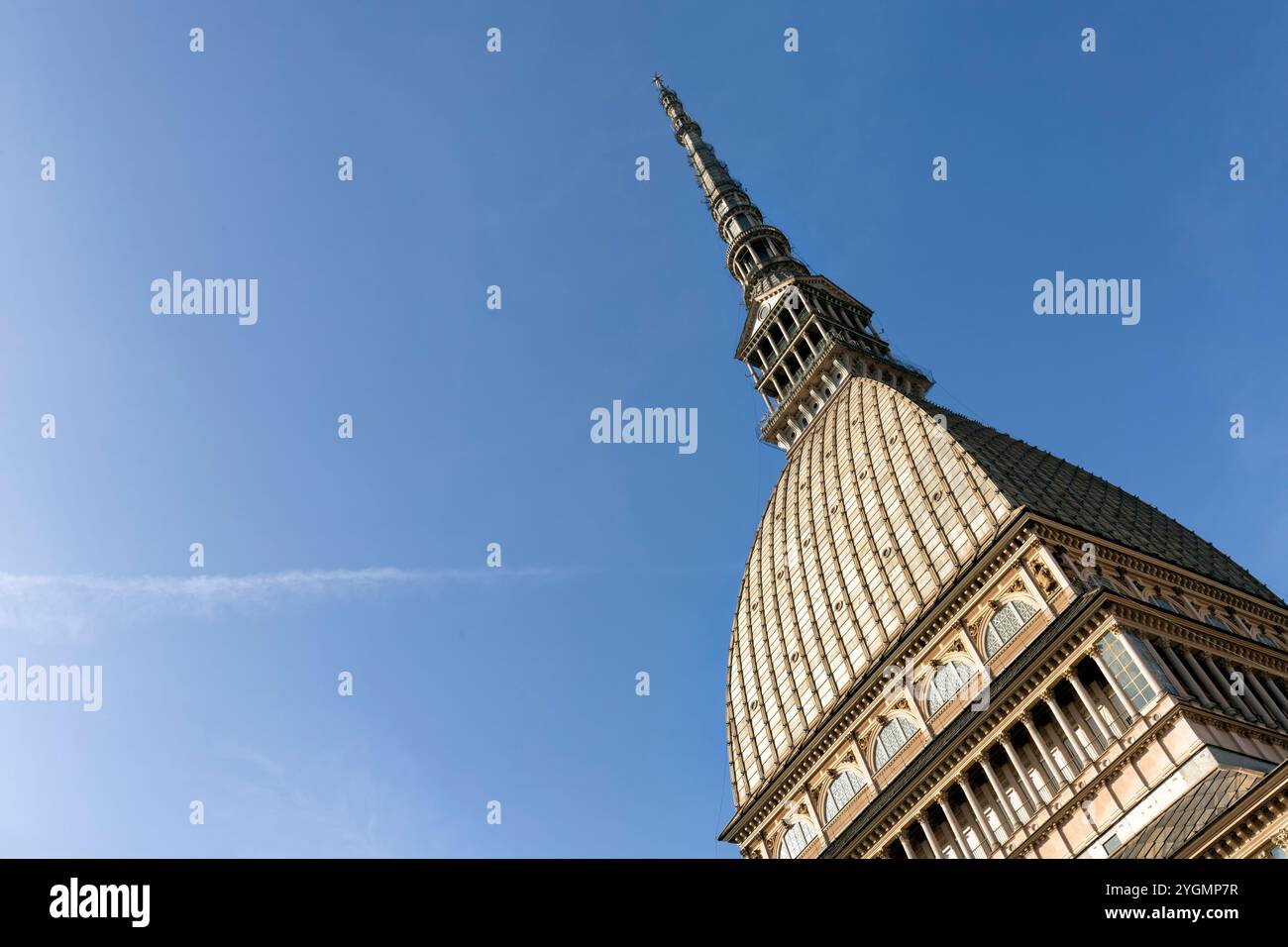 Tour de la synagoge mole Antonelliana à Turin Banque D'Images