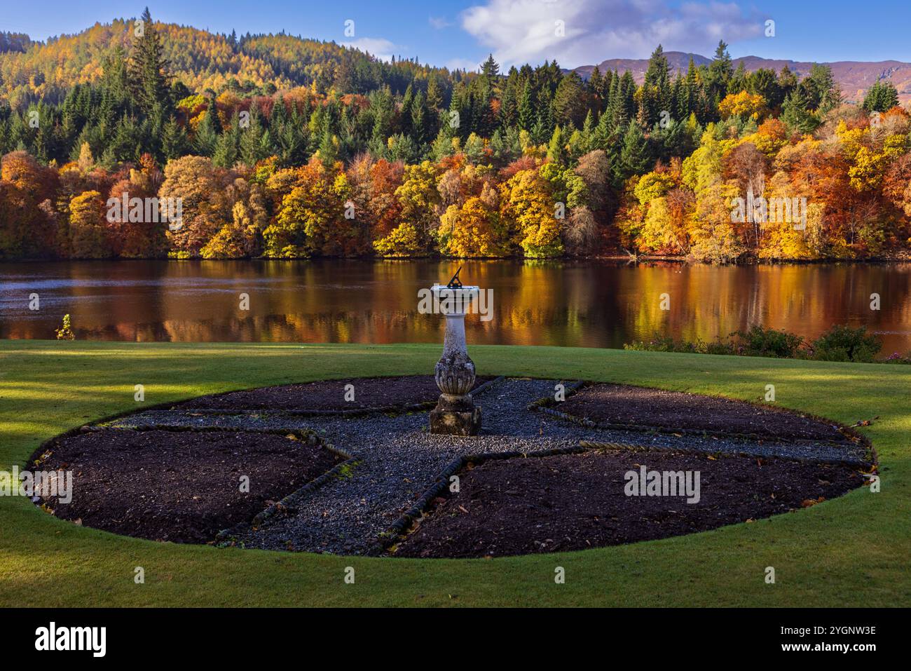 Couleurs d'automne dans le Perthshire, Écosse Banque D'Images