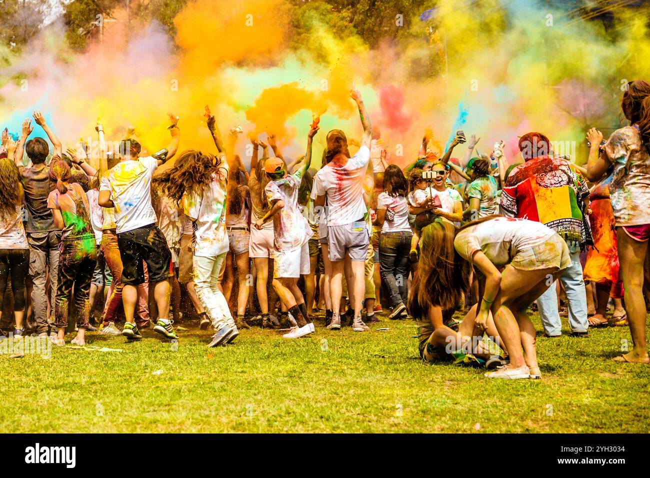 Fête de la couleur à Brisbane Banque D'Images