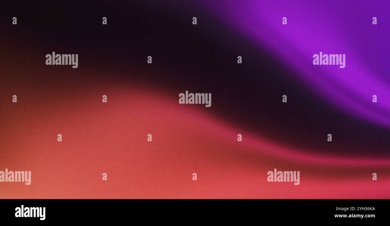 Fond texturé à grain abstrait rouge violet foncé, couleur vive et large bannière Banque D'Images