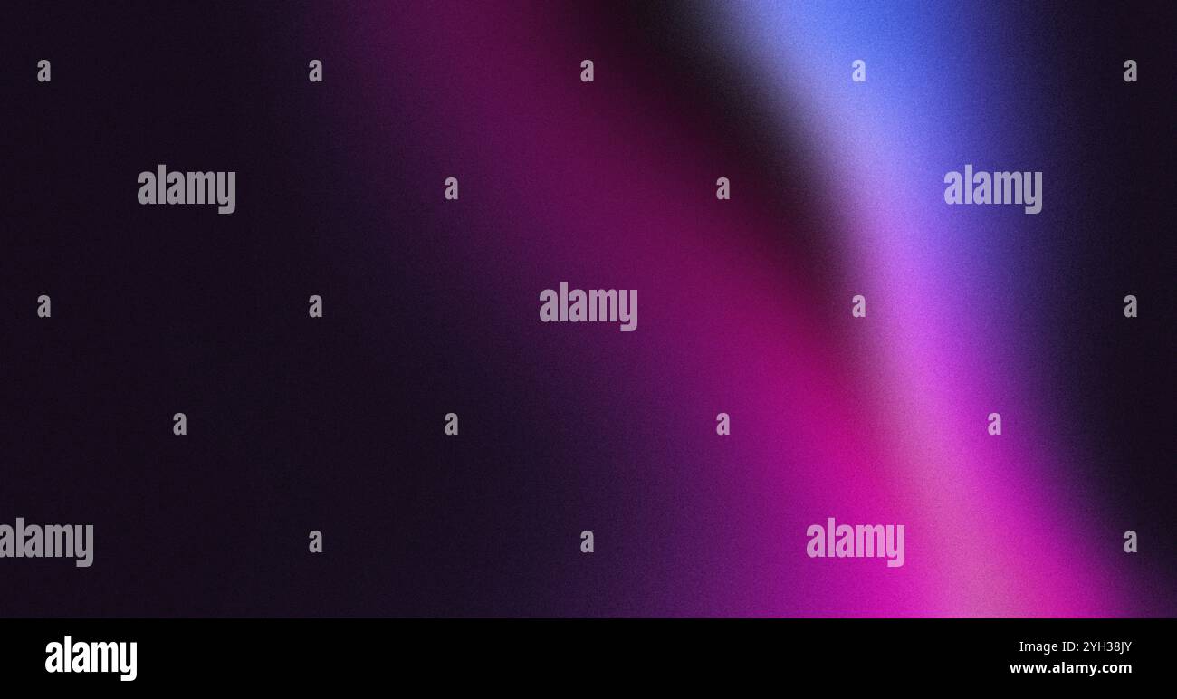 Dégradé de couleurs vives sur fond noir, motif abstrait violet rose bleu noir, espace de copie Banque D'Images