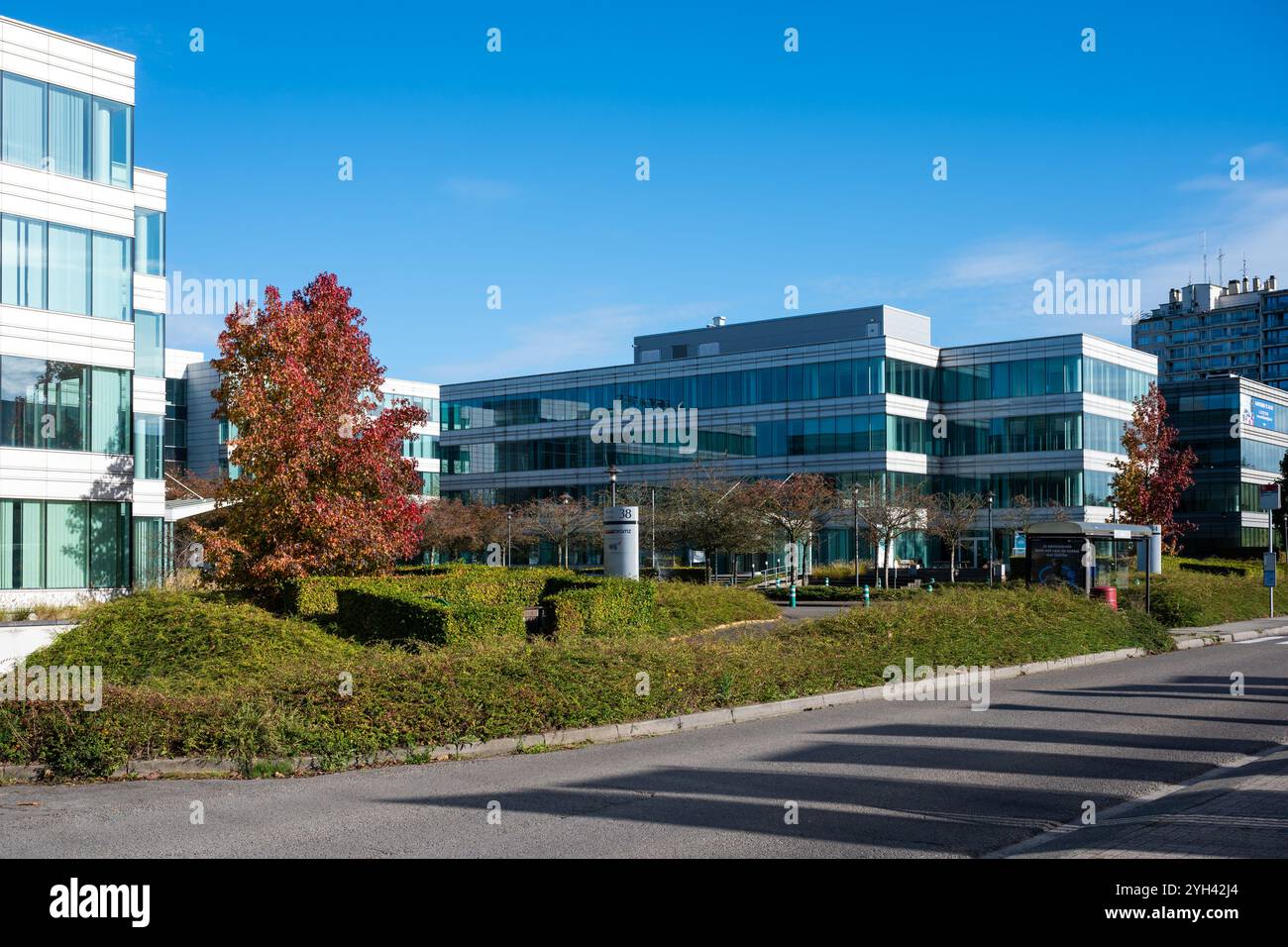 Novartis siège social, une société pharmaceutique à Vilvorde, Brabant flamand, Belgique, OCT 26, 2024 Banque D'Images