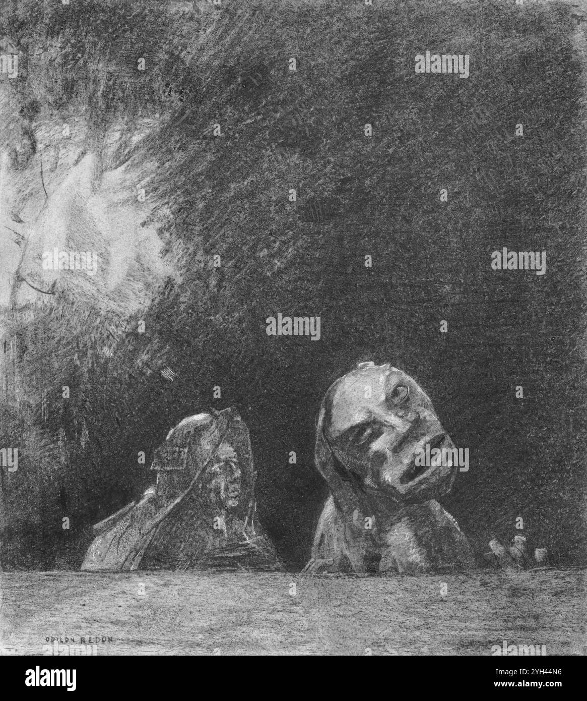 Odilon Redon - Quasimodo - vers 1875-1880 Banque D'Images