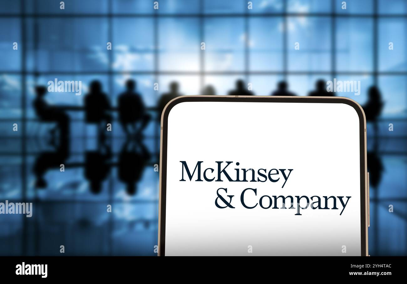 Logo McKinsey & Company Banque D'Images
