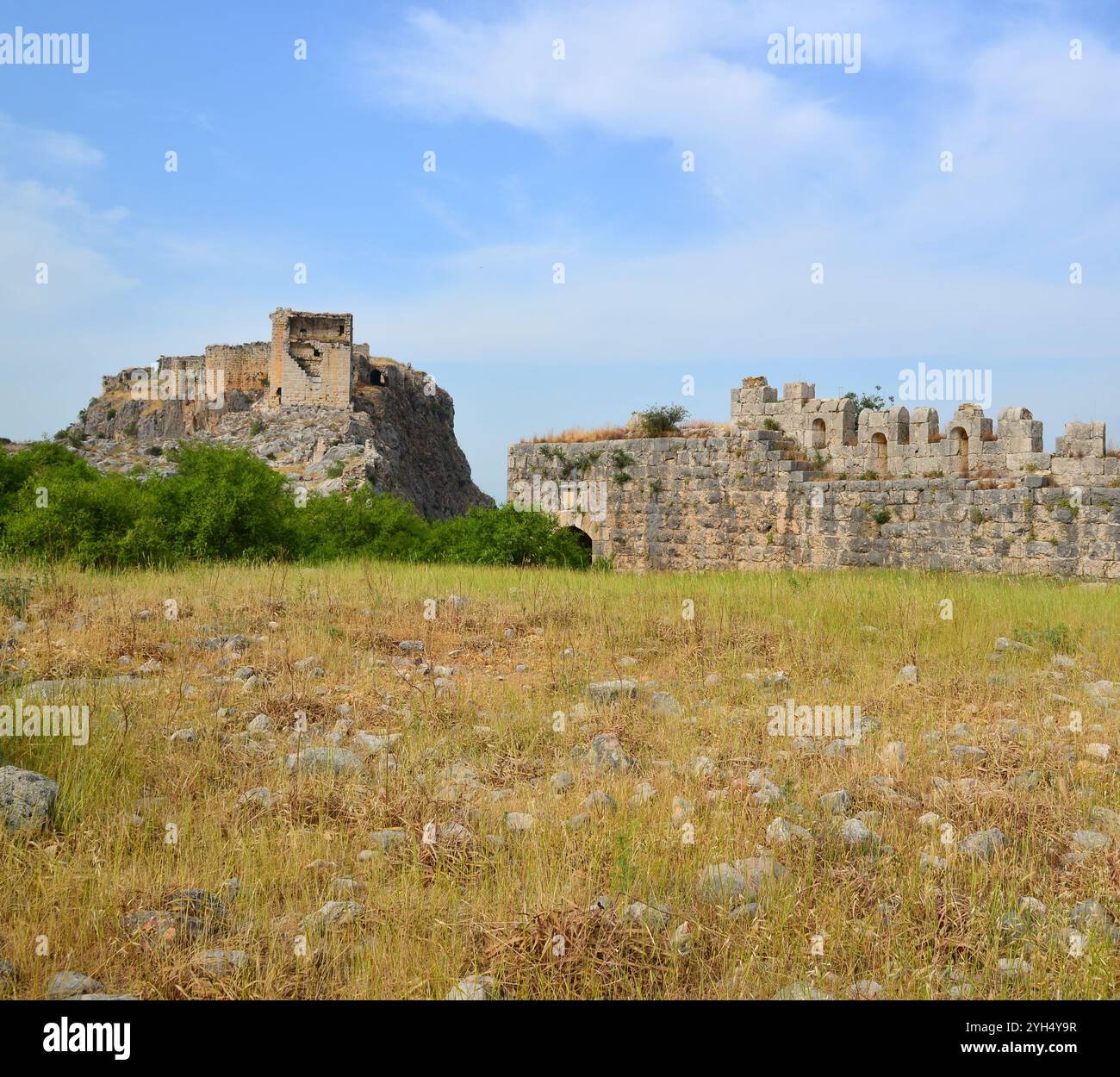 Anavarza Ancient City in Kozan, Adana, Turquie. Banque D'Images