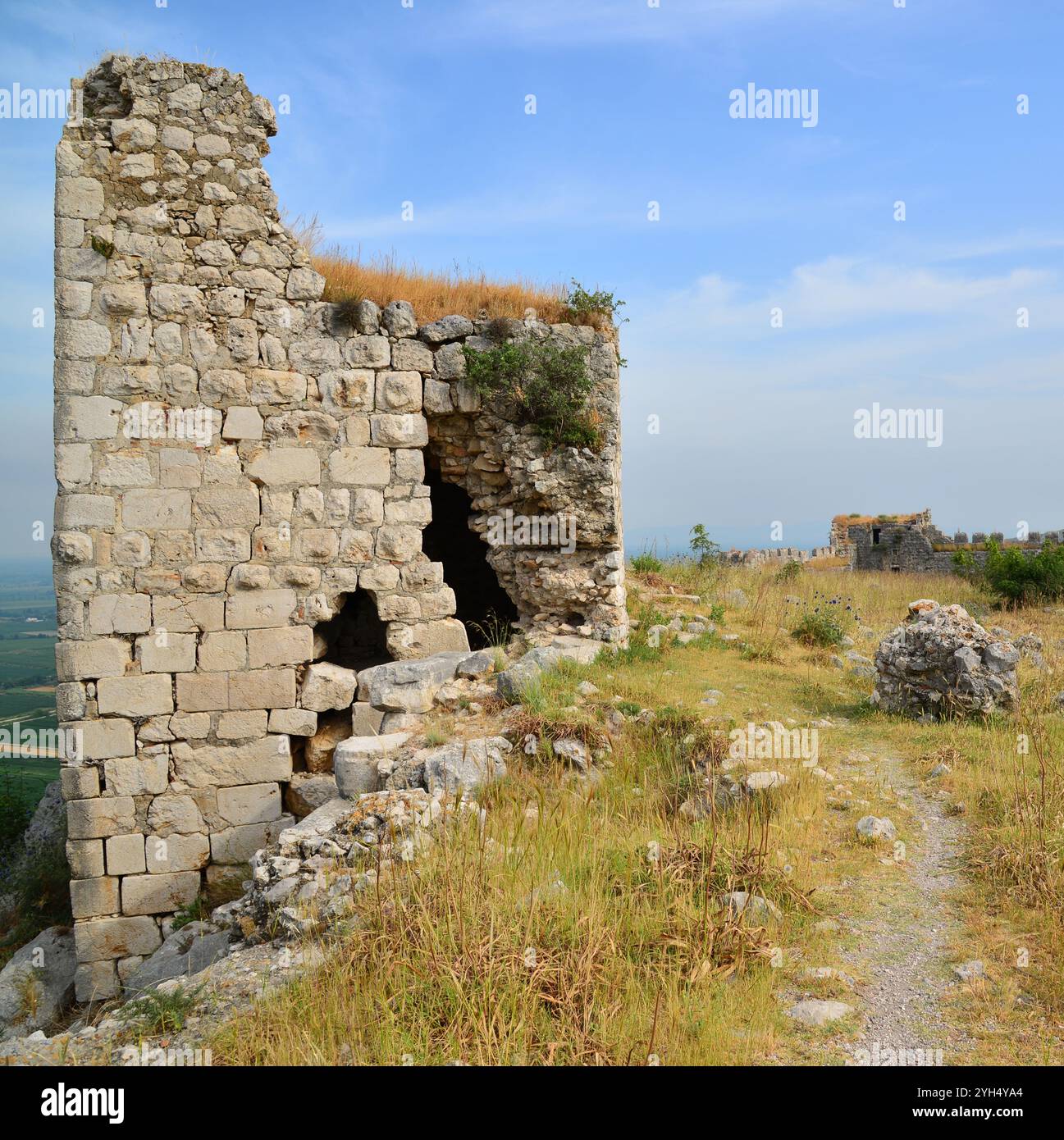 Anavarza Ancient City in Kozan, Adana, Turquie. Banque D'Images