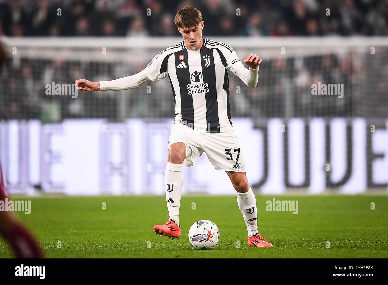 Nicolo SAVONA de la Juventus lors du championnat italien Serie A match de football entre la Juventus FC et le Torino FC le 9 novembre 2024 au stade Allianz de Turin, Italie Banque D'Images