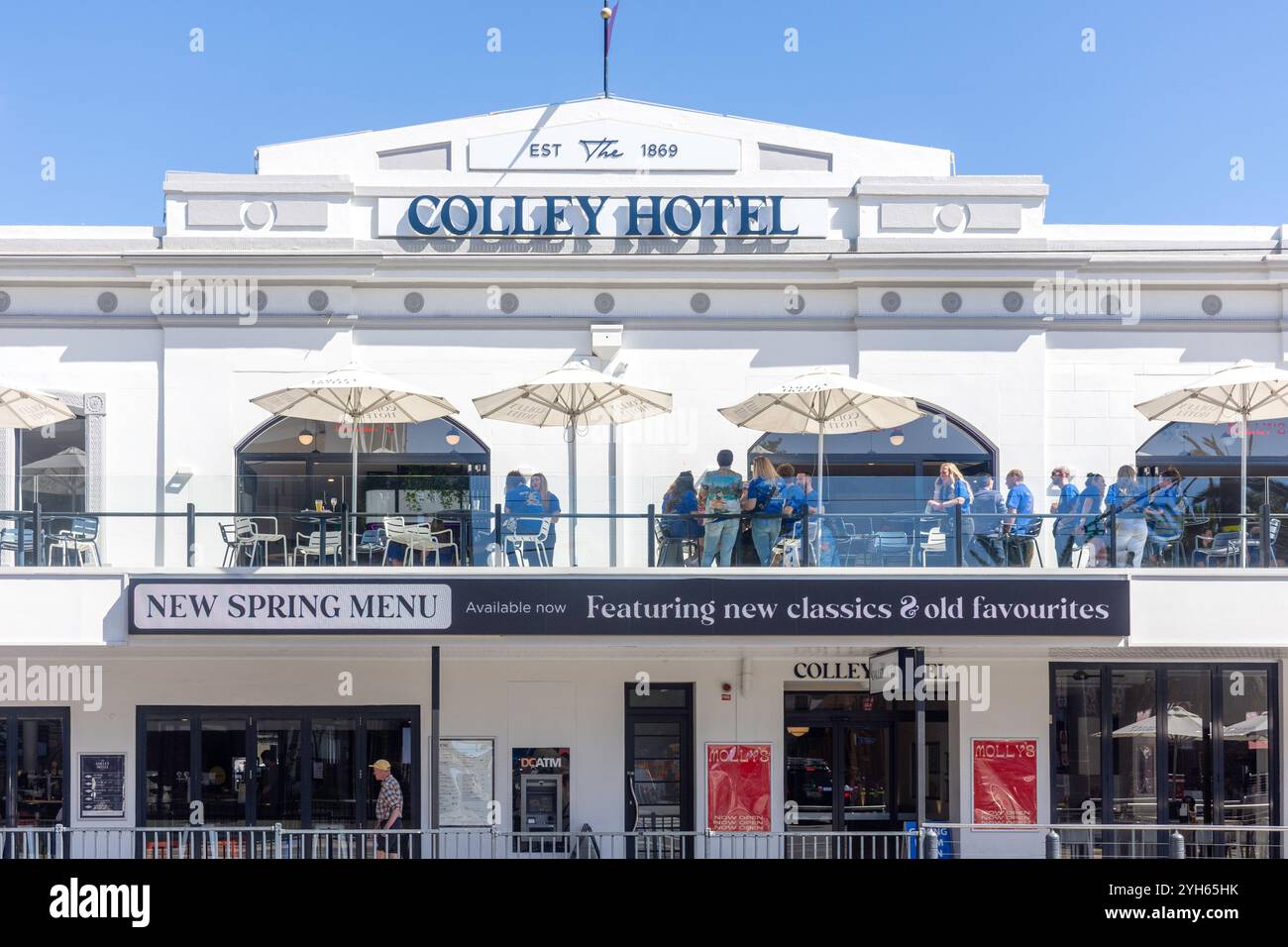 Colley Hotel, Jetty Road, Glenelg, Adélaïde, Australie-Méridionale, Australie Banque D'Images