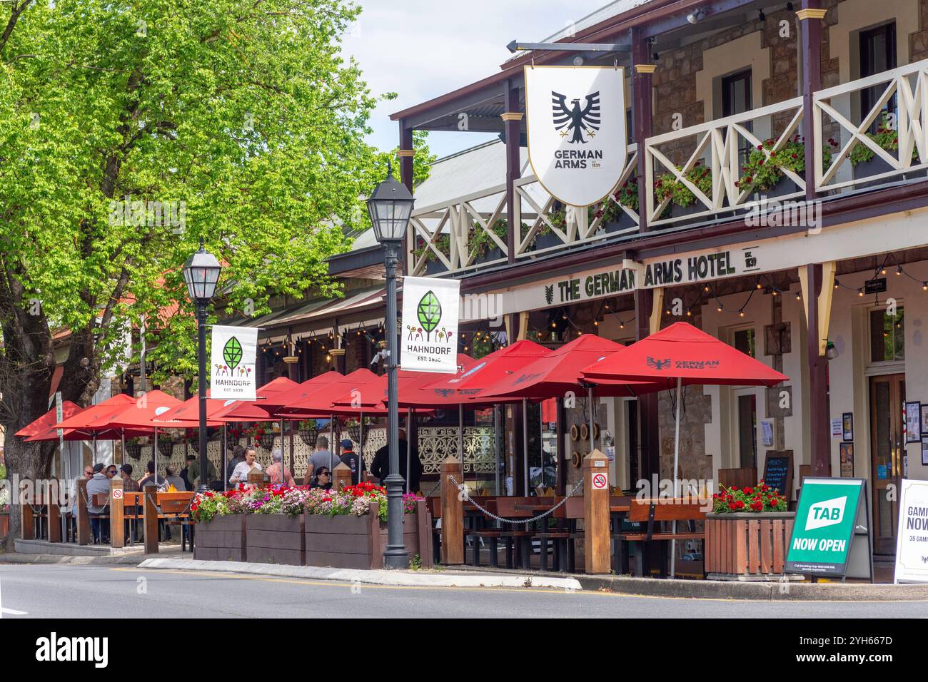 The German Arms Hotel (1839), main Street, Hahndorf, Adelaide Hills Region, Australie méridionale, Australie Banque D'Images