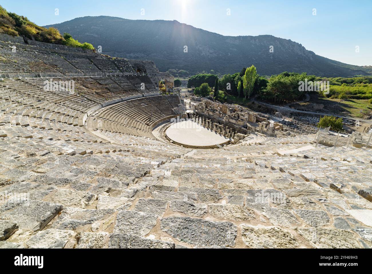 Théâtre d'Éphèse (Efes) à Selcuk, province d'Izmir, Turquie Banque D'Images