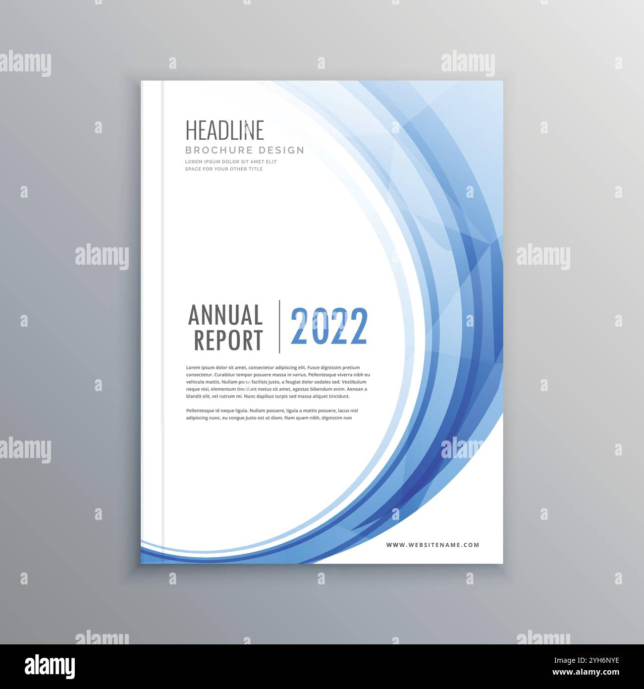 brochure créative avec illustration de la conception de modèle aux couleurs vives Illustration de Vecteur