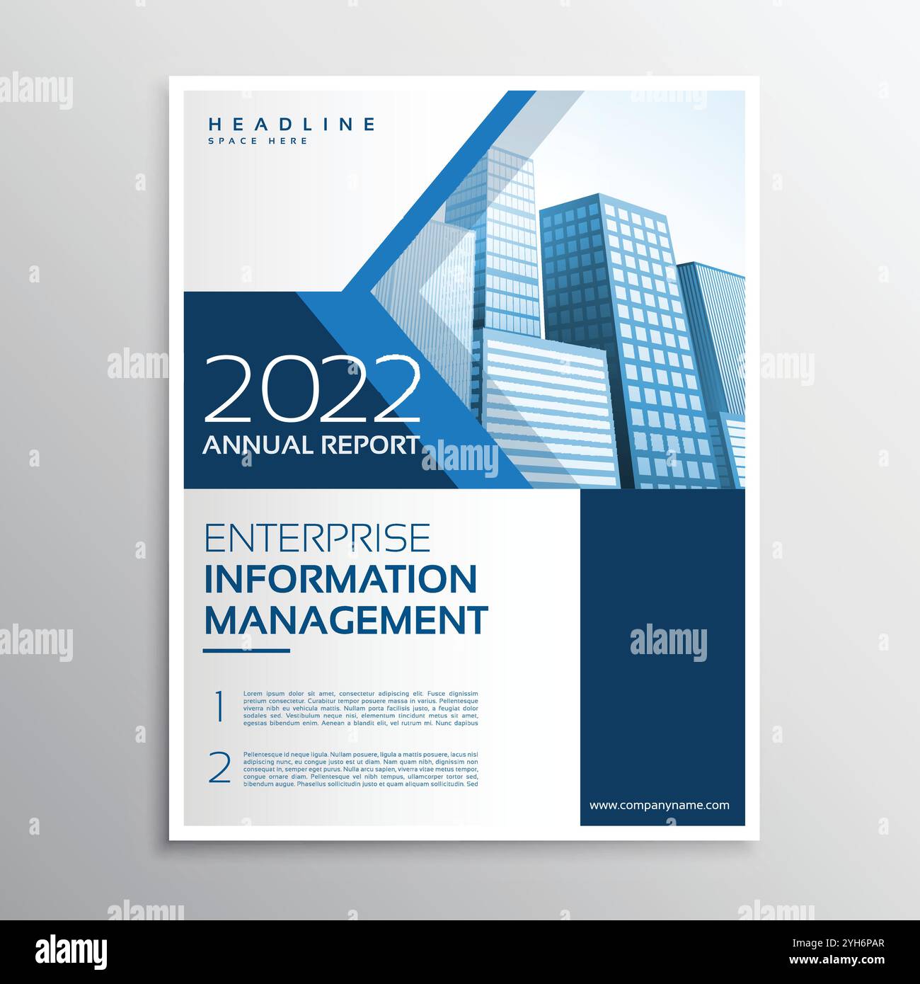 brochure créative avec illustration de la conception de modèle aux couleurs vives Illustration de Vecteur