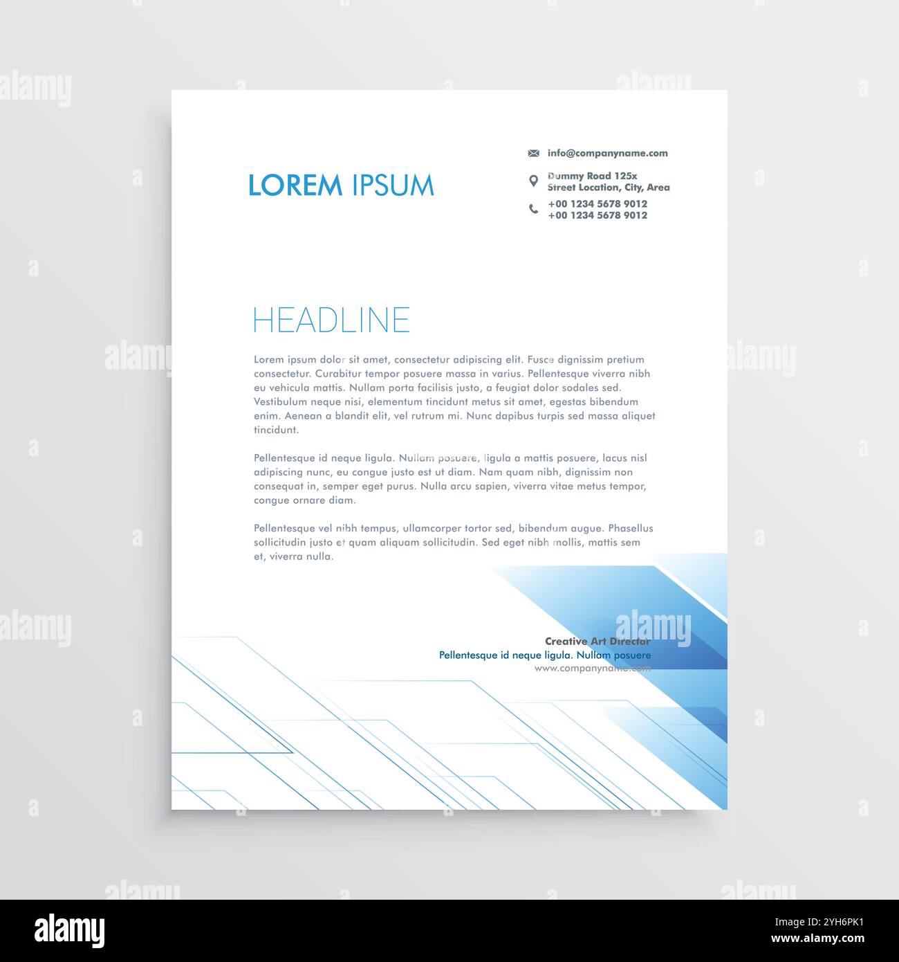 brochure créative avec illustration de la conception de modèle aux couleurs vives Illustration de Vecteur