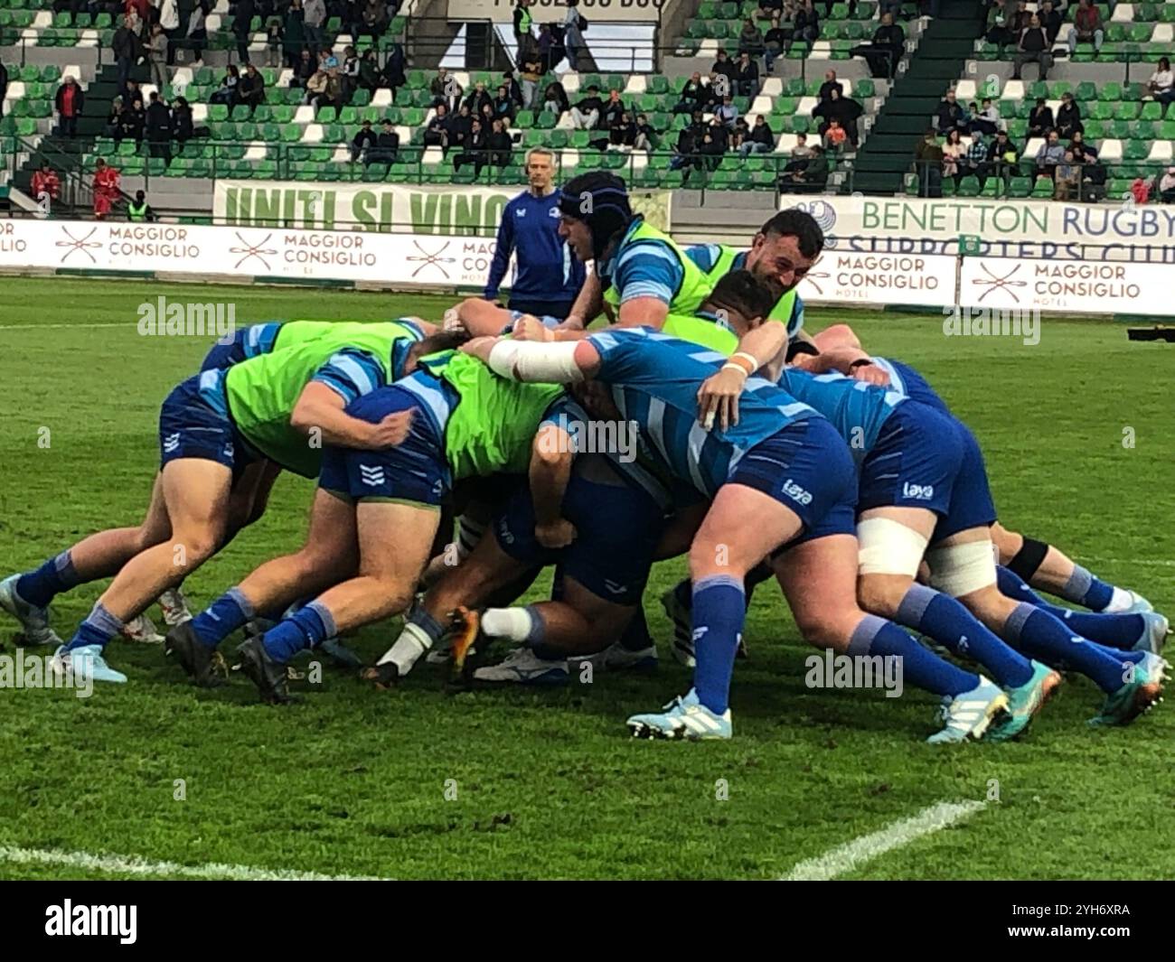 Benetton Treviso contre Leinster dans Rugby URC Banque D'Images