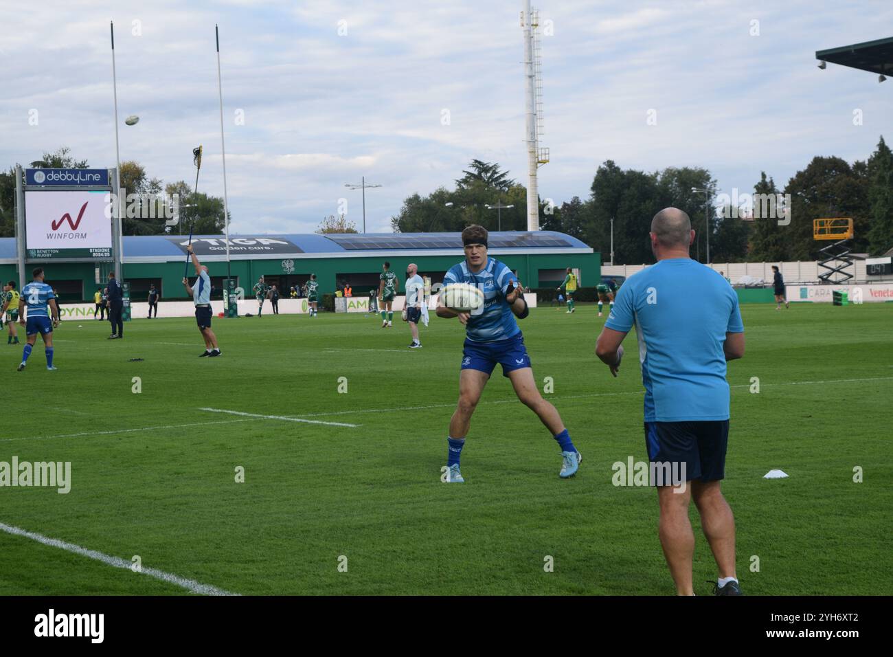 Benetton Treviso contre Leinster dans Rugby URC Banque D'Images