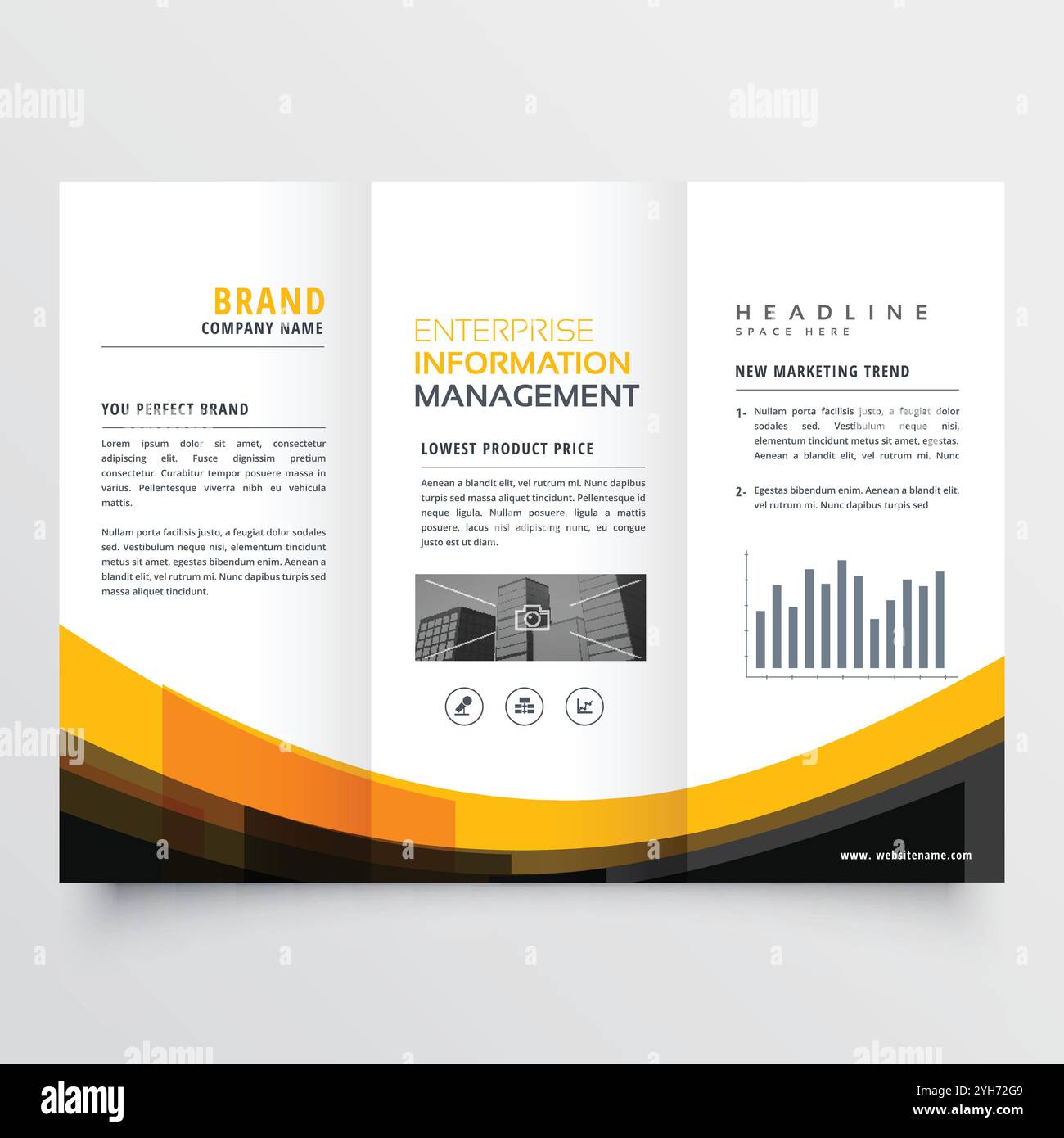 Les gelules brochure flyer notice modèle de conception Illustration de Vecteur