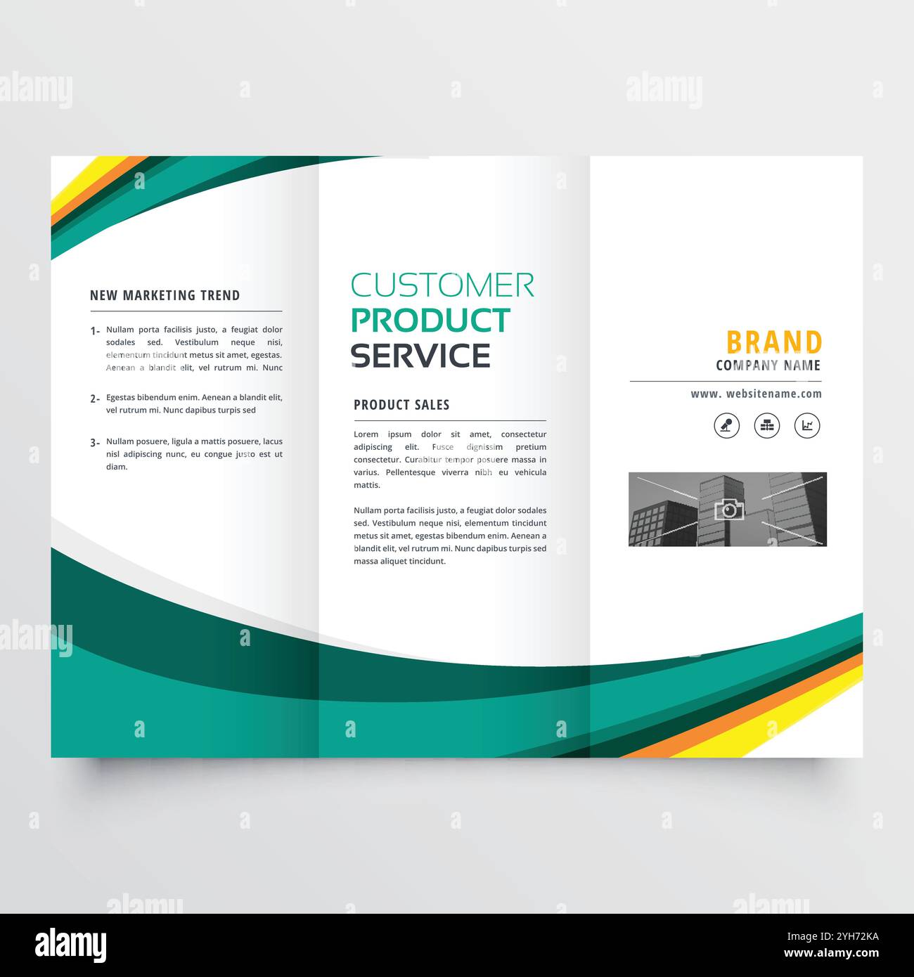 Brochure moderne et élégant modèle de conception Illustration de Vecteur