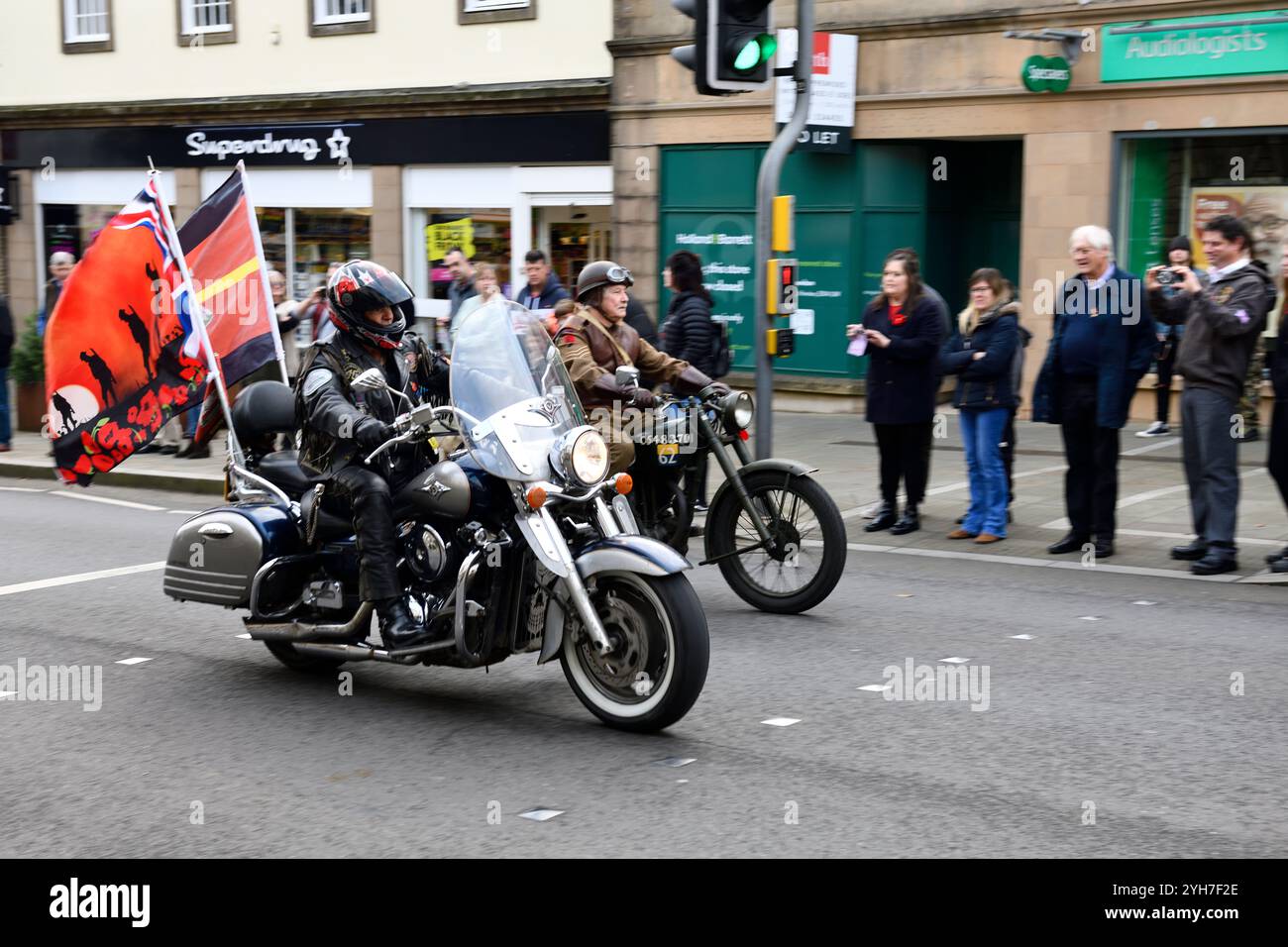 Défilé du souvenir à Chard Somerset Angleterre 10/11/2024 crédit : Melvin Green / Alamy Live News Banque D'Images
