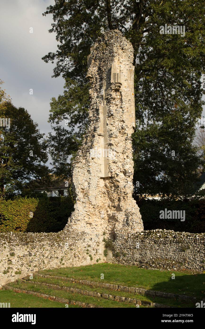 Ruines Thetford Priory Banque D'Images