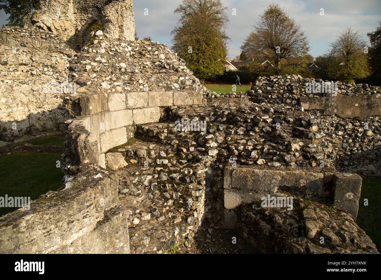 Ruines Thetford Priory Banque D'Images