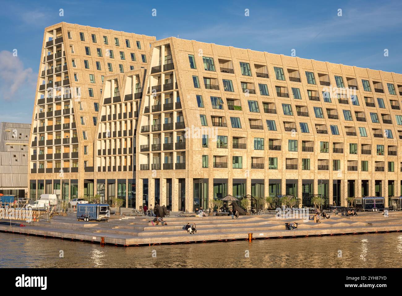 Les nouveaux appartements appelés Operahusene (Opéra) sont situés sur Paper Island dans le centre de Copenhague, au Danemark Banque D'Images